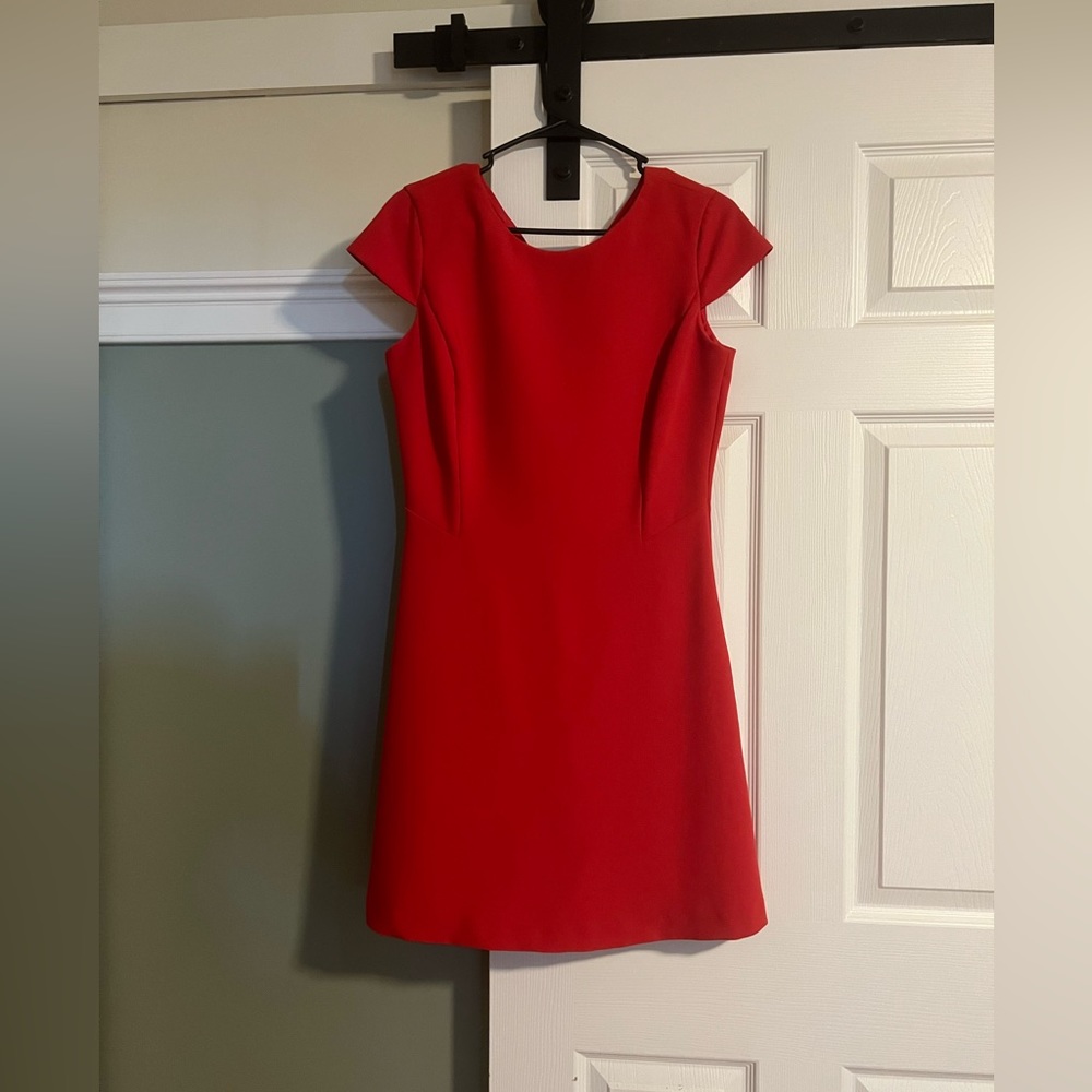 Red Dalia dress